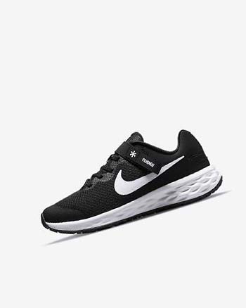 Nike Revolution 6 FlyEase Negros Grises Oscuro Blancos | MX 2569